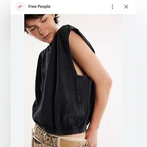 Free People Boba Sleeveless Tee- Size- Xsmall